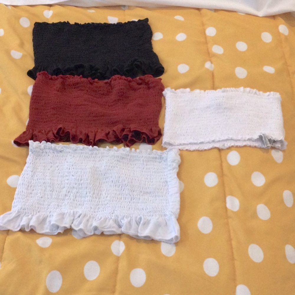 Forever 21 Tube tops set of 4, size small.